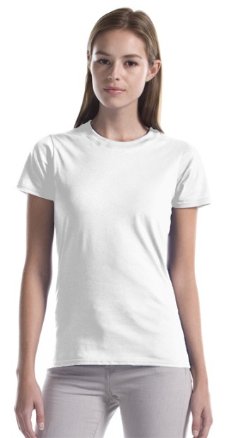 100% Ring Spun Cotton Ladies T-Shirt