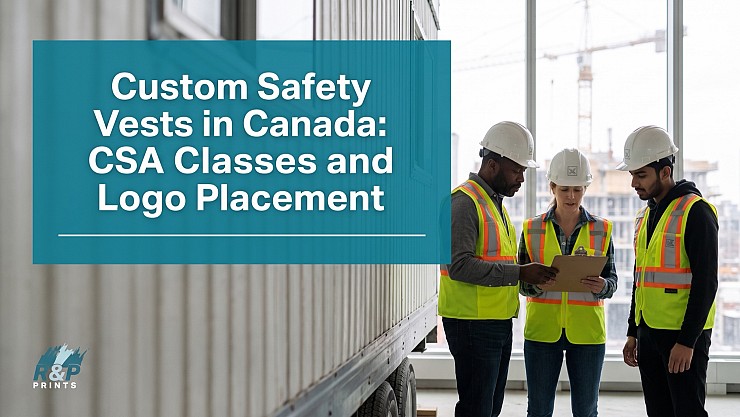 Custom Safety Vests in Canada: CSA Classes, Print Placement and What You Can Put a Logo On