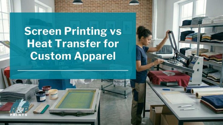 Screen Printing vs Heat Transfer for Custom Apparel