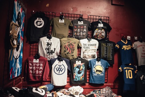 merch table