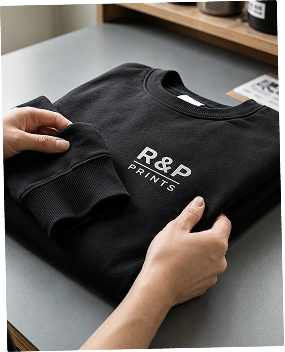 Quality check on a printed shirt