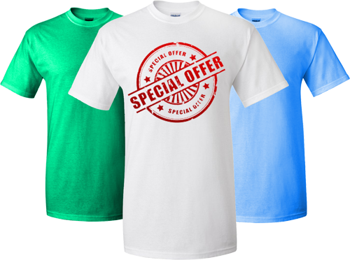 custom design bulk t-shirts order Canada 